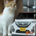 Marca de vehículos sorprende en Japón con novedosa campaña gatuna para su nuevo modelo