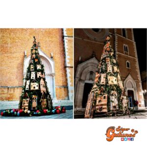 Crean en Italia un hermoso árbol de Navidad especialmente pensado para los gatitos abandonados
