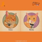 Conoce los retratos vintage que hacen 3 gatitas emprendedoras
