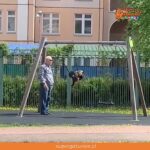 Tierno gatito que le gusta columpiarse en los juegos de la plaza se viraliza
