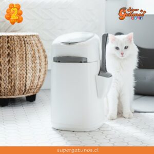 Llega a Chile un moderno basurero para los desechos de los gatos