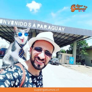 Muere envenenado el famoso “Gato Mochilero” en Paraguay
